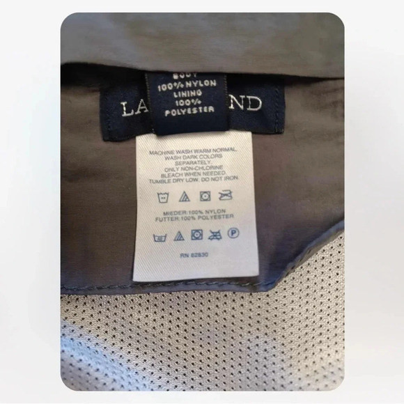 Lands End Grey Lined Swim Shorts Size XXL - Picture 6 of 7